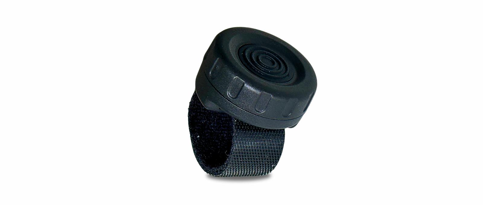 En blåtands Push to Talk knapp