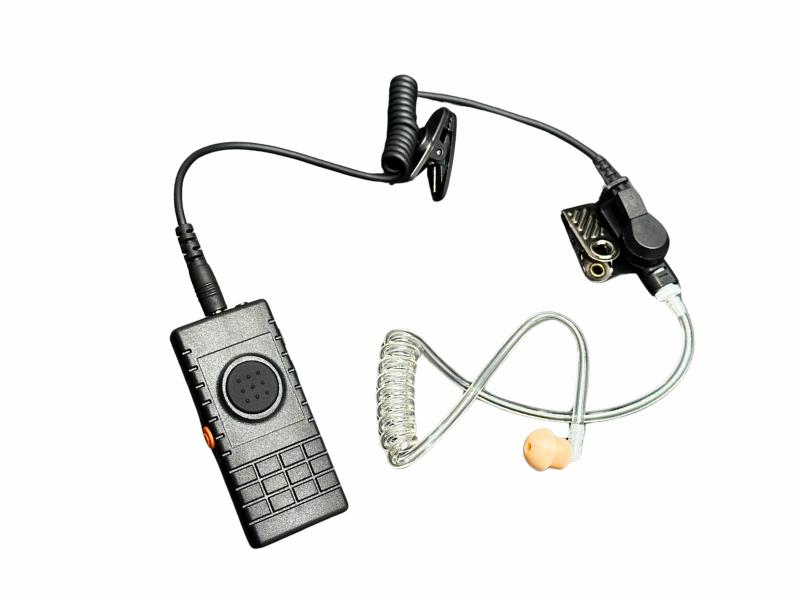 Bluetooth push to talk hörlurar med personlarm