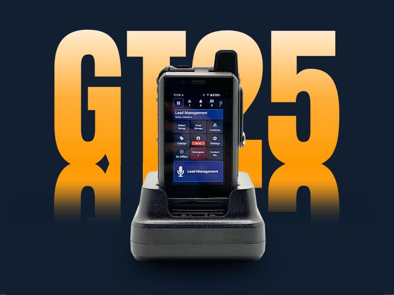 Modern 4G poc radio från GroupTalk