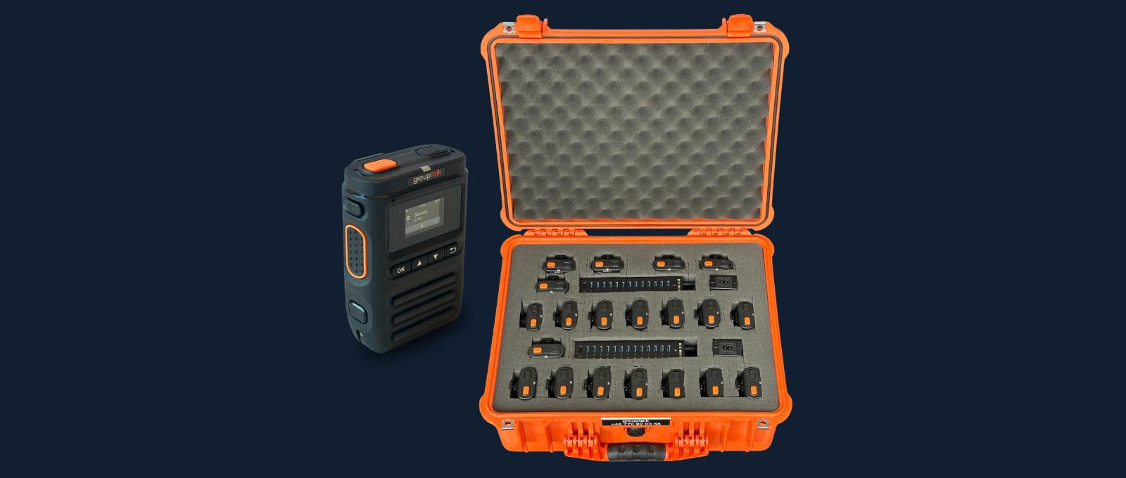 Walkie talkie uthyrningspaket från GroupTalk