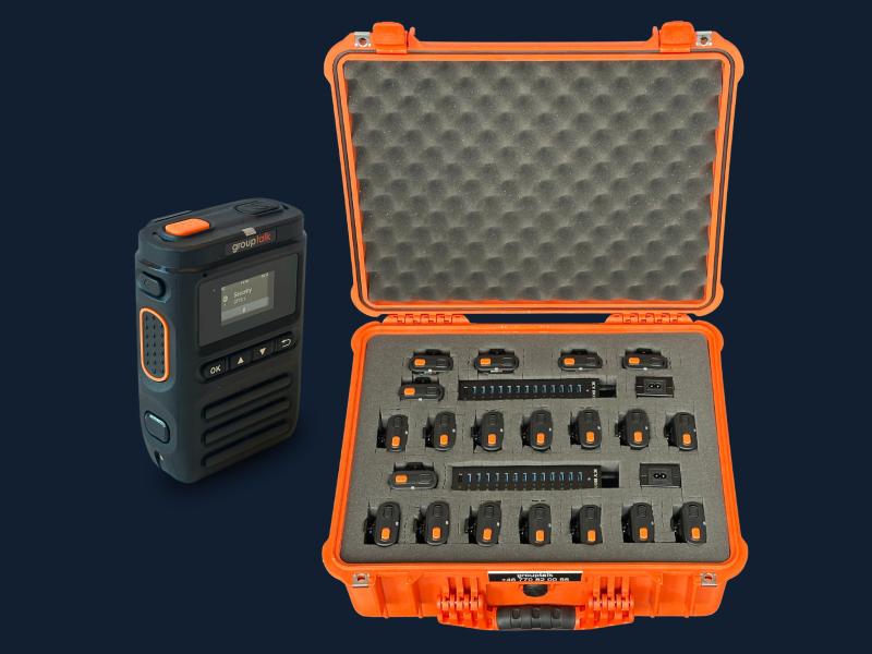 Walkie talkie uthyrningspaket från GroupTalk