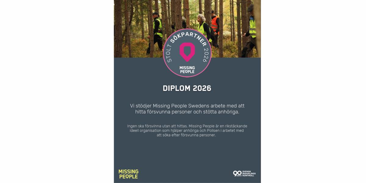 Missing People diploma