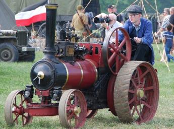 En gammal traktor