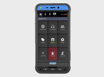 Ecom Smart-Ex02 tålig smartphone med GroupTalk komradio-app