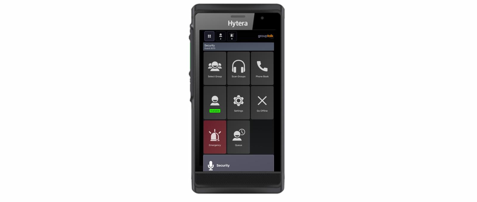 Hytera PNC 550 med GroupTalk app 