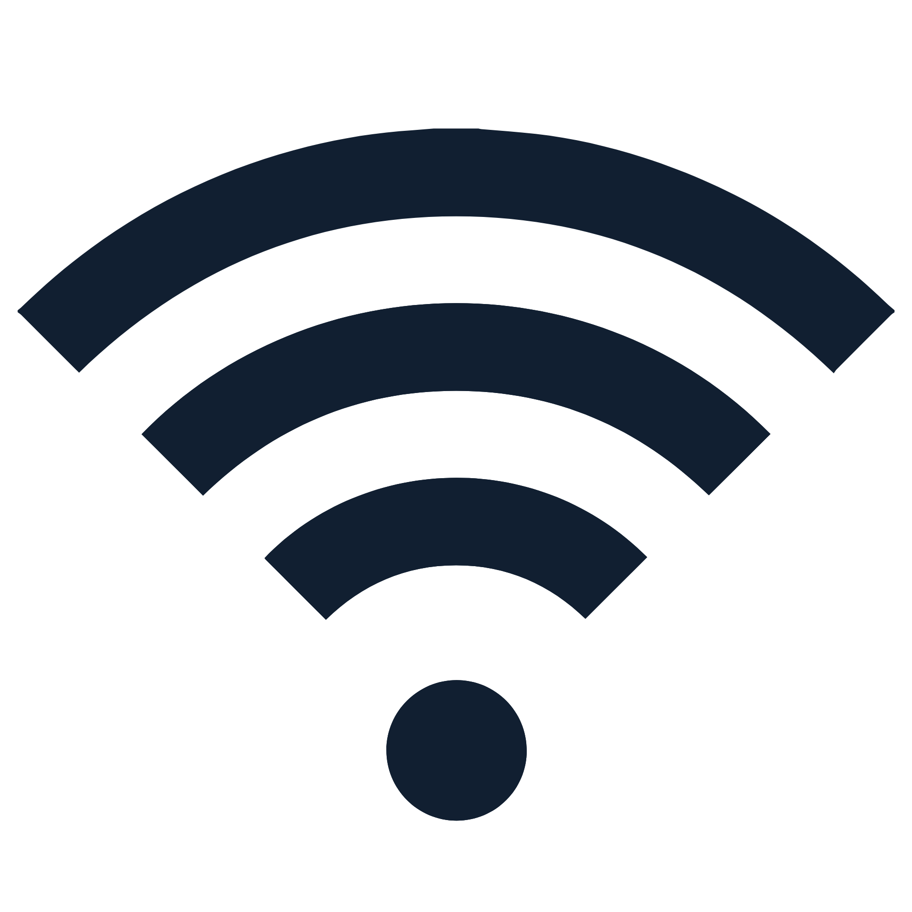 IP-nätverksikon som representerar 5G- och WiFi-anslutning.